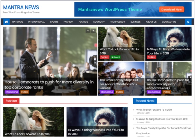 Mantranews WordPress Theme